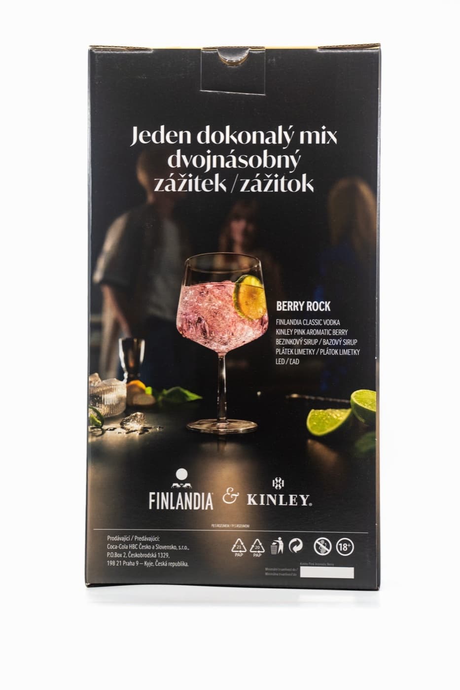 Kašírovaný obal — ukázka z produkce INAPA